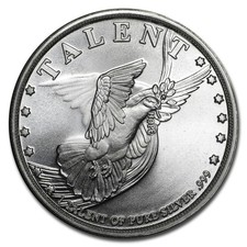 1 oz Silver Round - 1 Talent (Dove) 86.92 per troy oz