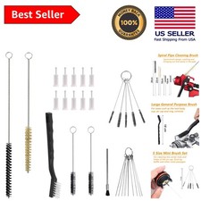 Reusable 31-Piece Spray Tool and Airbrush Cleaning Kit with Durable Accessories
