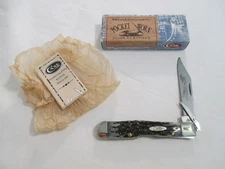 Case XX 2002 Pocket Worn Old Black Cheetah 6111 1/2 SS, Item 03562