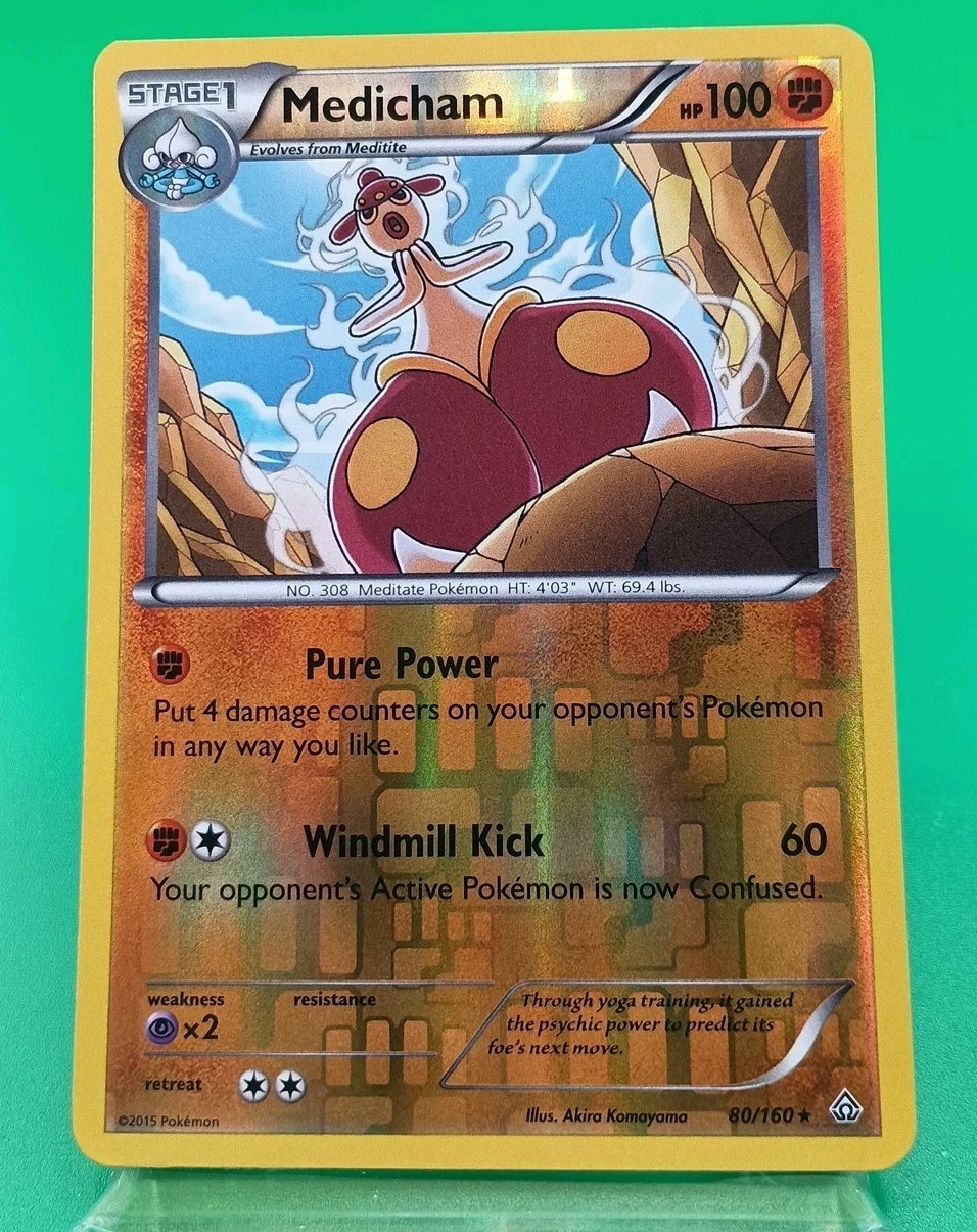 Medicham 80/160 | XY - Primal Clash | REVERSE HOLO | Pokemon NM-LP