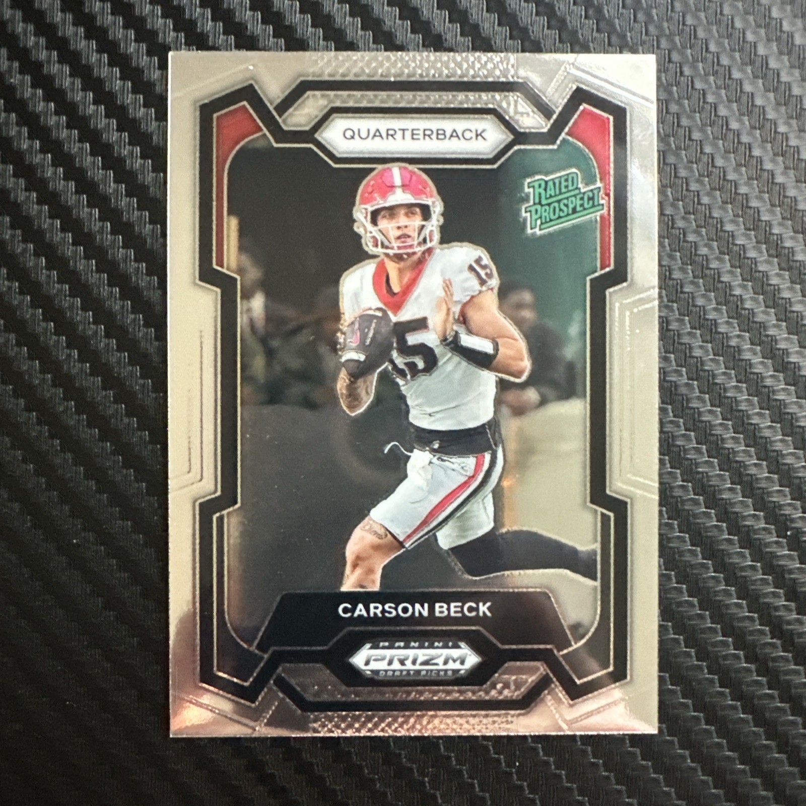 2024 Panini Prizm Draft Picks - Rated Prospect Carson Beck #130 (RC)