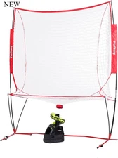 Furlihong 680NT 2 in 1 Tennis Ball & Baseball Training Machine and Net Combo,NEW