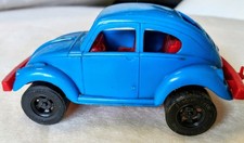 Vintage Strombecker 6" VW Volkswagen Sedan Vinyl Plastic Car Made in USA