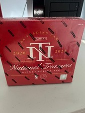 2020-21 National Treasures Basketball NBA Panini Factory Sealed Box