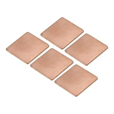 Heatsink Copper Sheet 1.2mm with Thermal Conductive Tapes for Computer 5 Set