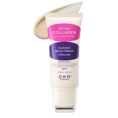 CKD Retino Collagen Small Molecule 300 Guasha Neck Cream Filltocshot 50ml