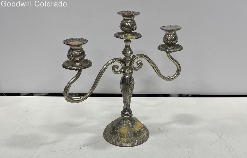 Vintage GSA 3 Arm Silver Candle sticks