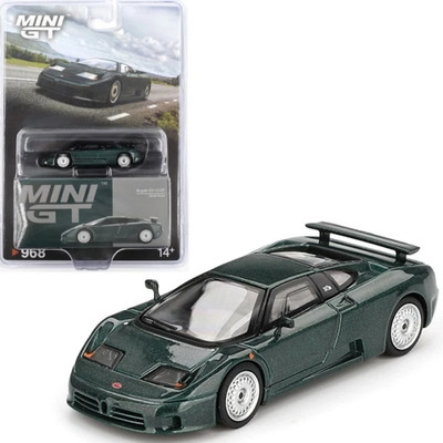 BUGATTI EB110 GT 1995 VERDE SCURO 1:64 Mini Gt Auto Stradali -D- Neues Modell