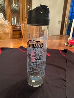 WORLD OF WARCRAFT Refreshing Spring Water Glass Water Bottle 2014 H2go
