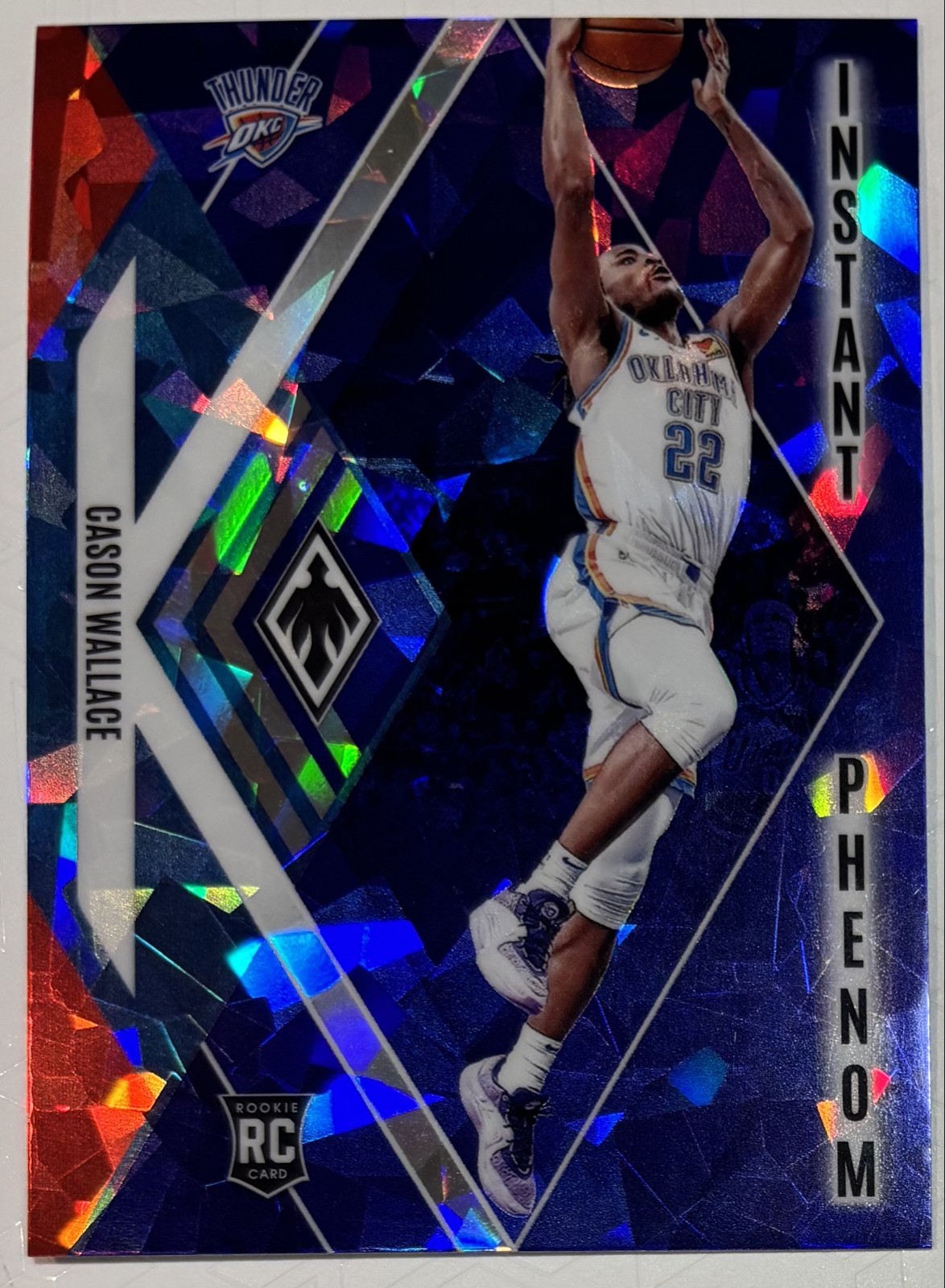 2023-24 Panini Phoenix - Instant Phenom Cason Wallace #7 Blue Ice (RC)