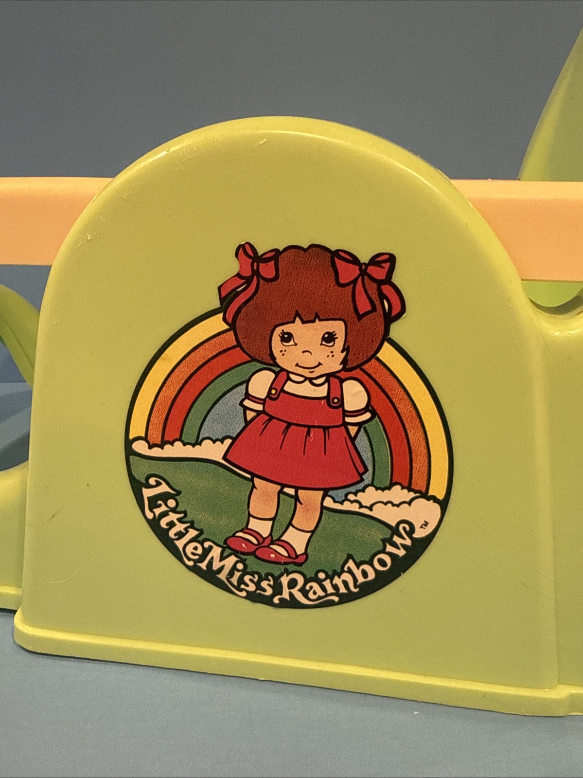 Cabbage Patch Kids Little Miss Rainbow Baby Doll High Chair Feeding Vintage 80’s