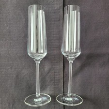 Schott Zwiesel blown crystal Pure Champagne Flutes, Belfesta/Tour ,SET OF 2 