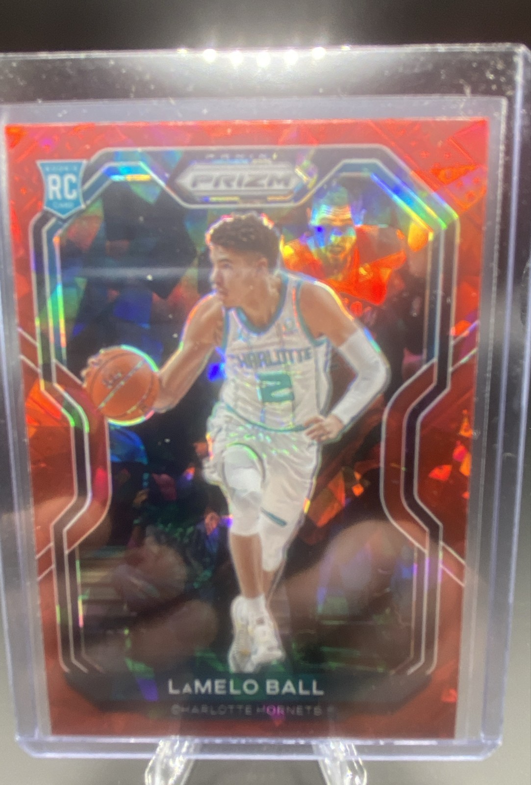 2020-21 Panini Prizm - LaMelo Ball #278 Red Ice Prizm (RC)