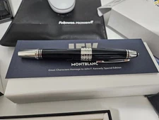 Montblanc JFK Special Edition Rollerball Pen Black & Silver – Gift Boxed