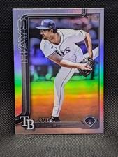 Joe Boyle 2025 Topps Update Rainbow Foil Parallel Tampa Bay Rays #US62