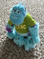 Monsters University Sully 2013 Plush Toy Disney Just Play 8"