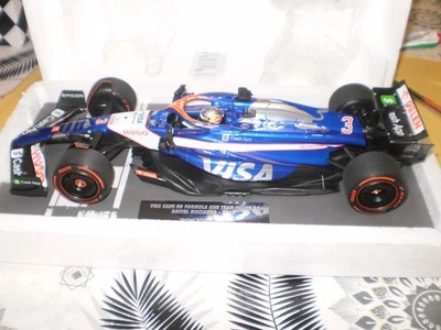 MINICHAMPS 1/18 ème VISA CASH RB F1 Team VCARB 01 Ricciardo 2024 - Photo 1/4