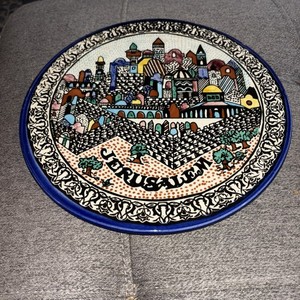 Armenian Ceramic Jerusalem Plate