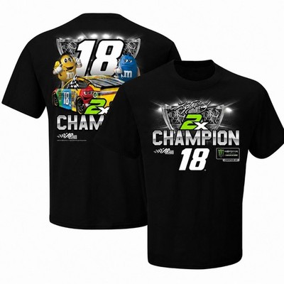 Kyle Busch #18 Two Time NASCAR Cup Champion Racing Graphic T Shirt