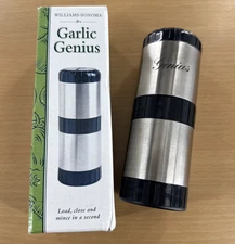 Williams-Sonoma Garlic Genius Chop Mince Made in Slovenia Vintage 2003 Rare