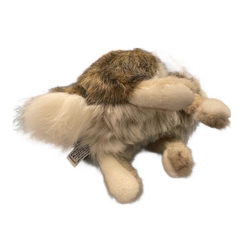 HANSA Creation Bunny Rabbit Hand Crafted 2015 Realistic Fur Stuffed Animal 14” - Picture 5 of 7