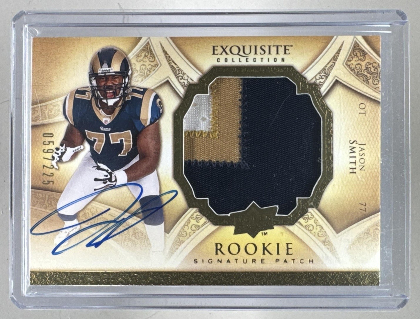 Jason Smith UD Exquisite Collection #176 Autograph Patch