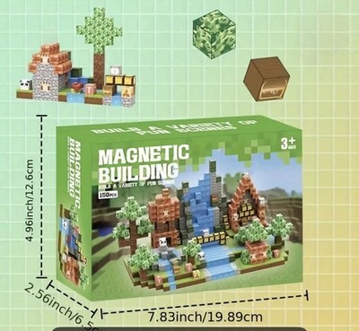 Playmags Magnetische Bausteine Set Lernspielzeug Bauset 150 Teile