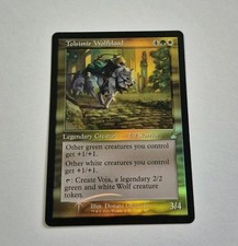 Cuadro retro Tolsimir Wolfblood LP Ravnica remasterizado Magic The Gathering