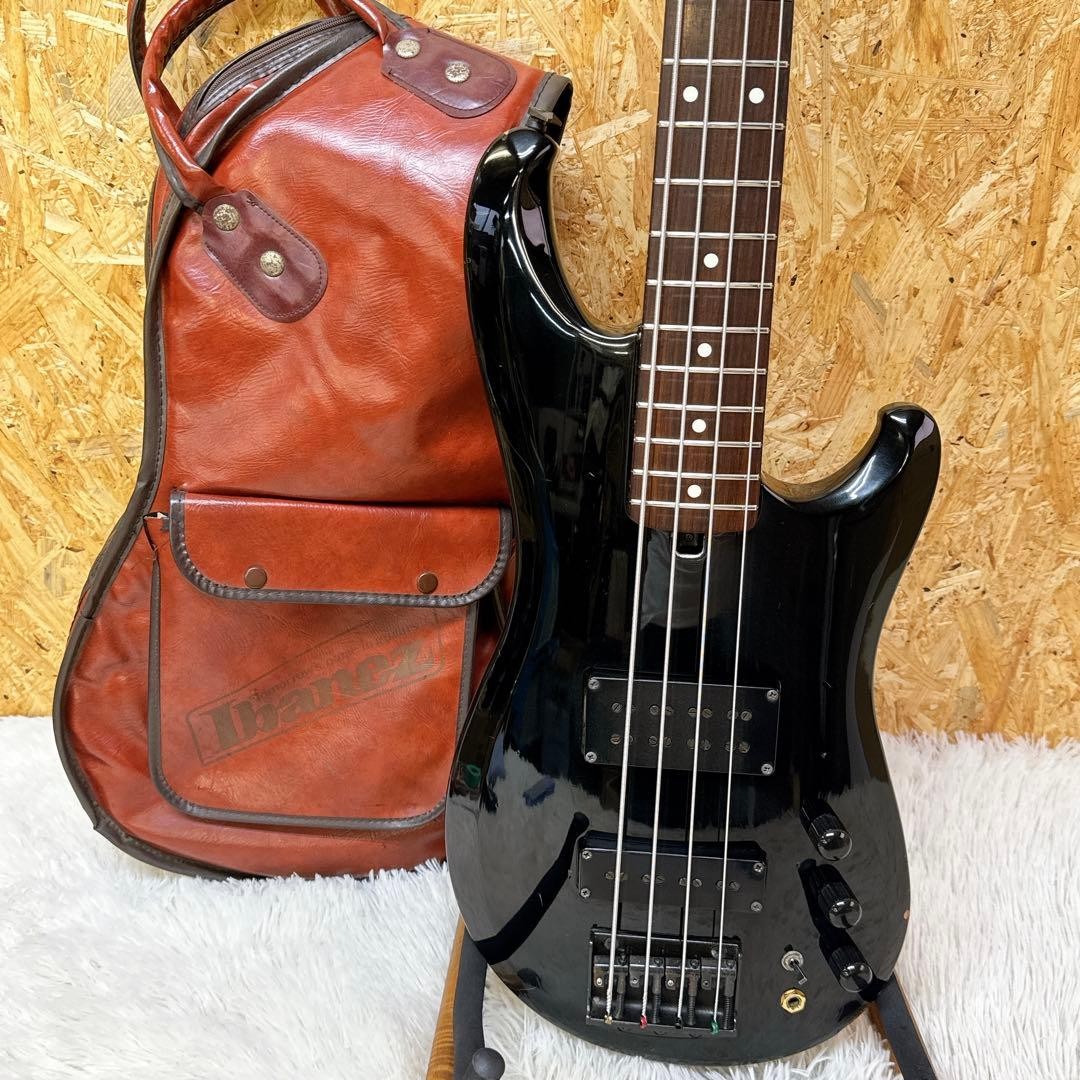 Ibanez アイバニーズ RB フジゲン 日本製 BASS 希少ビーン ベース Ibanez RB999 Bean Bass Black Electric Bass Guitar W/Gig Bag
