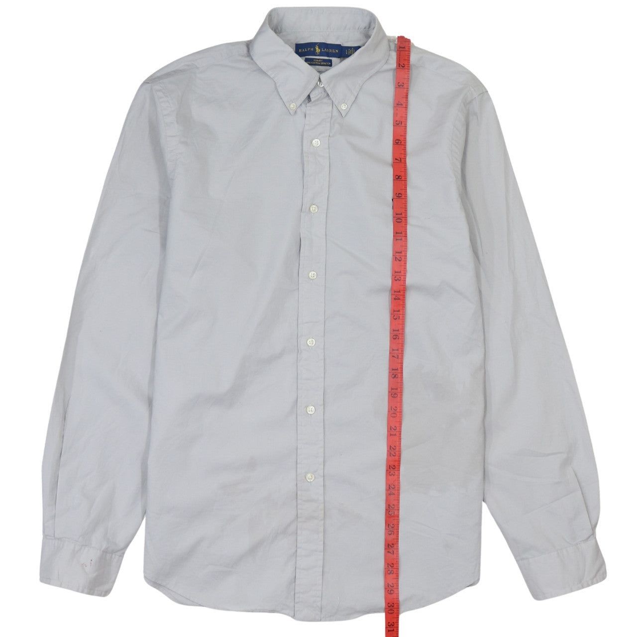 Polo Ralph Lauren Grey Button-Up Mens L image 6