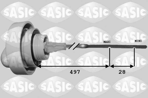 Sasic ÖLpeilstab 1944002 FüR BG0 Clio KG0 BA0 JM0 Renault Laguna Megane ScÉNic 2-image