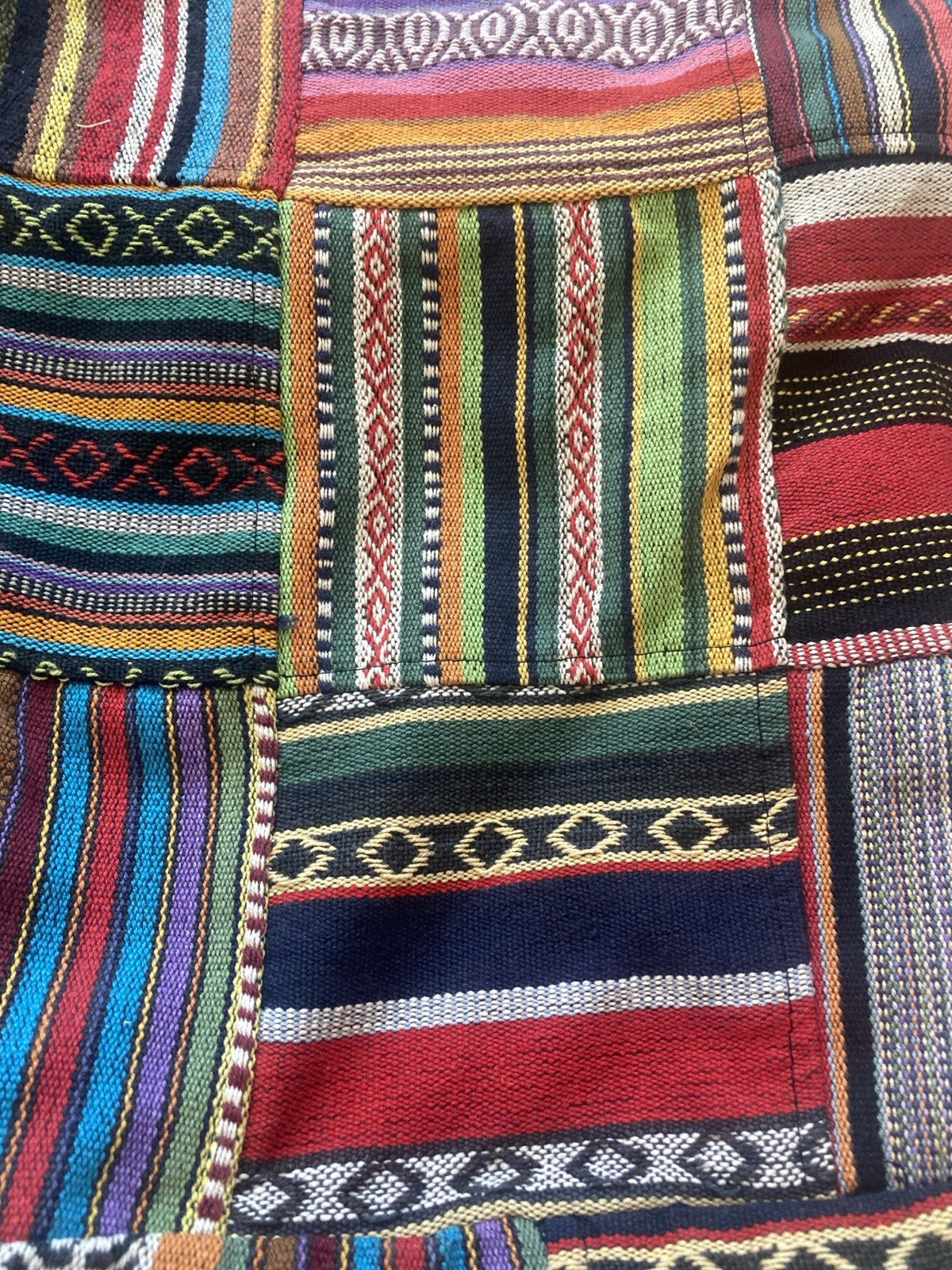 Patchwork PURSE Nepal Patchwork Hippie Boho Pocke… - image 5