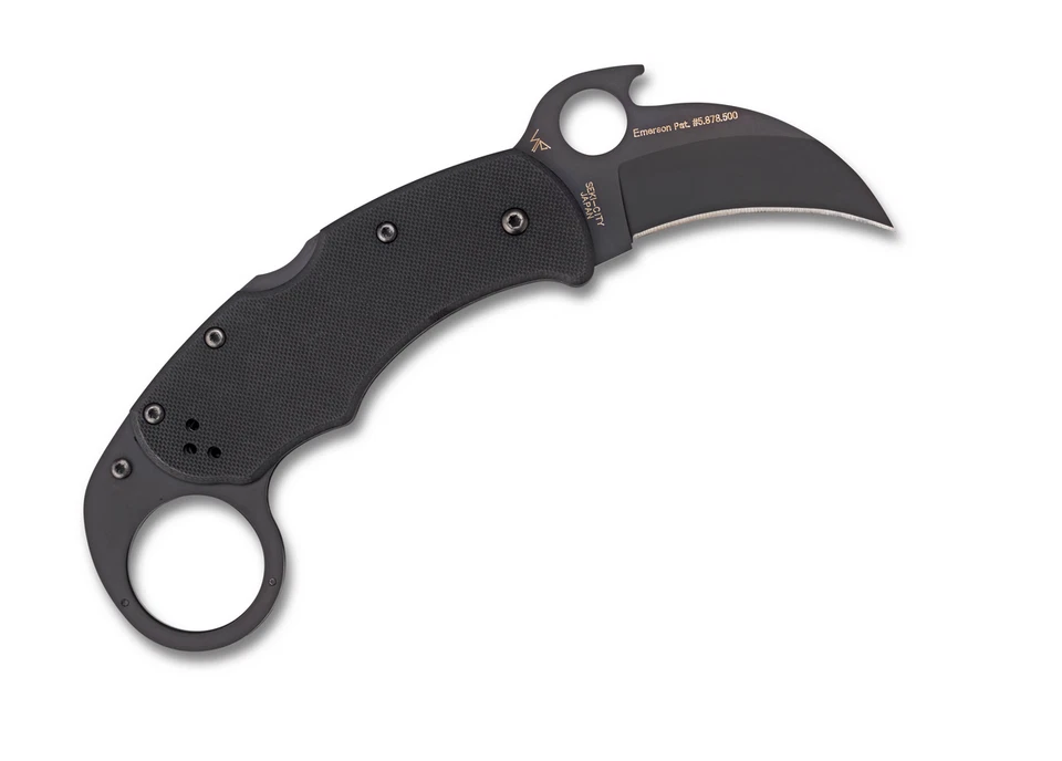 Spyderco Knife Karahawk Lockback Black G-10 VG-10 Steel C170GBBKP Pocket Knives - Image 3 of 4