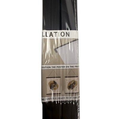 NIB Versatile 36'' Magnetic Poster Hanger in Black - Change Your Artwork Easily
