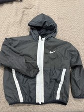 Nike Kids Blacks Woven Jacket Hoodie - Boys Youth Size M