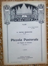 PICCOLA PASTORALE PER ORGANO E ARMONIO SPARTITO 1946 EDIZIONI CHENNA