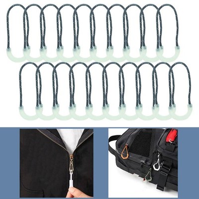 20er Set leuchtende Reißverschlüsse ideal für Rucksäcke Zelte und Outdoor Einsatz