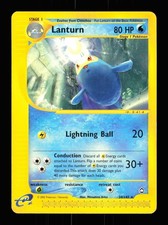 Lanturn 20/147 Rare Aquapolis Pokemon 2003 LP Arita