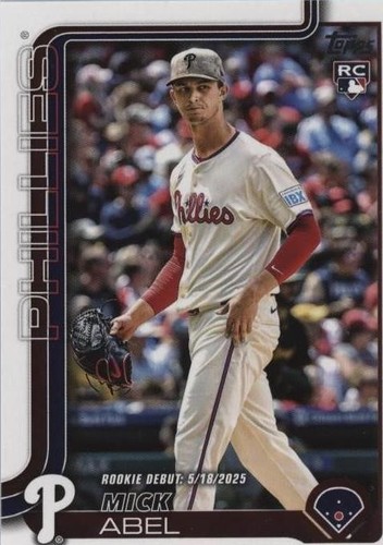 Mick Abel 2025 Topps Update 35th Anniversary Philadelphia Phillies