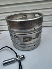 Anheuser-Busch Stainless Steel Beer Keg 15.5 Gal + D-System Tap Pump – Used