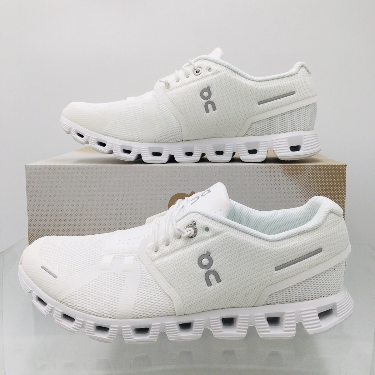 On Cloud 5 - Undyed/ White/ White- Women's Running Shoes Size 10.5