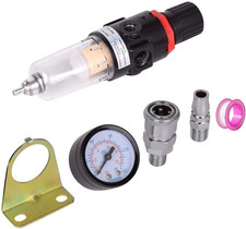 1/4 BSP Air Filter Regulator Compressor Moisture Trap Oil Water for And