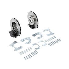 Bolt-on Rear Disc Brake Kit W E-brake Caliper For Ford 9 Inch Old Big Bearing