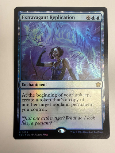 MTG Extravagant Replication #154 Foundations FDN Foil Rare Near Mint