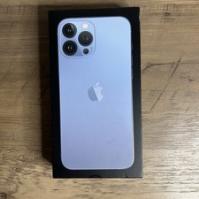 Original Apple iPhone 13 Pro Max Box ONLY Sierra Blue 512GB   No Phone/Acc
