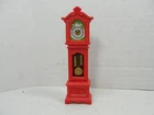 Vintage Playmobil Grandfather Clock Christmas Workshop Red Furniture