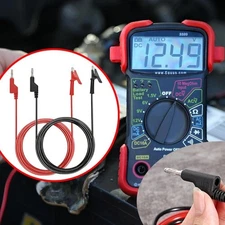 Multimeter Test Leads 4mm Banana Connector with For alligator Clips and Probe