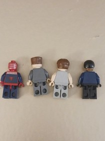 Spiderman 2 Lego 4857 Minifigures Lot - All Four Included