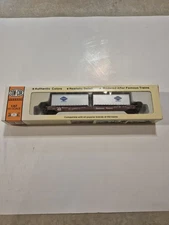 CON-COR, HO 125 ton single Southern Pacific container car with containers