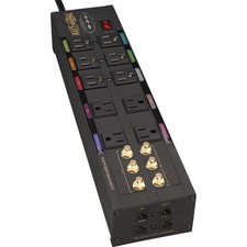 Eaton Tripp Lite Series Isobar 10-Outlet Home/Business Theater Surge Protector,